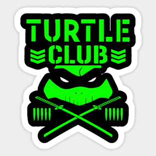 Turtle Club Sticker